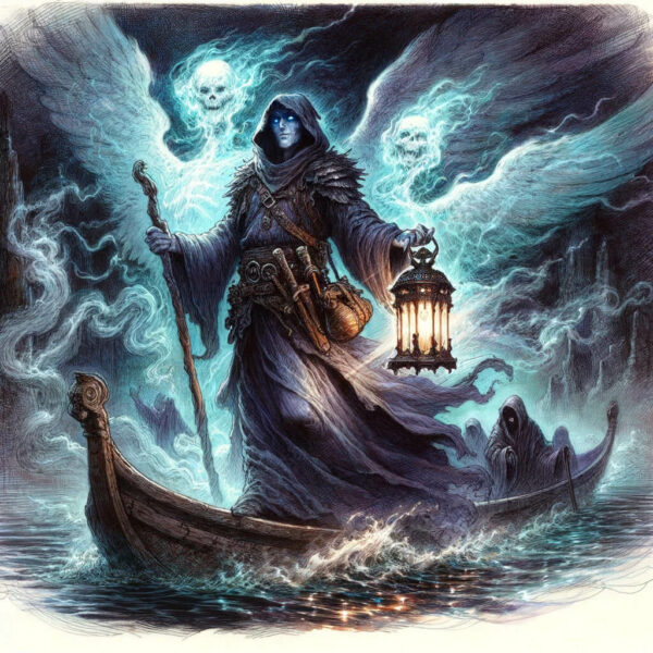 Moros, der Seelenfährmann