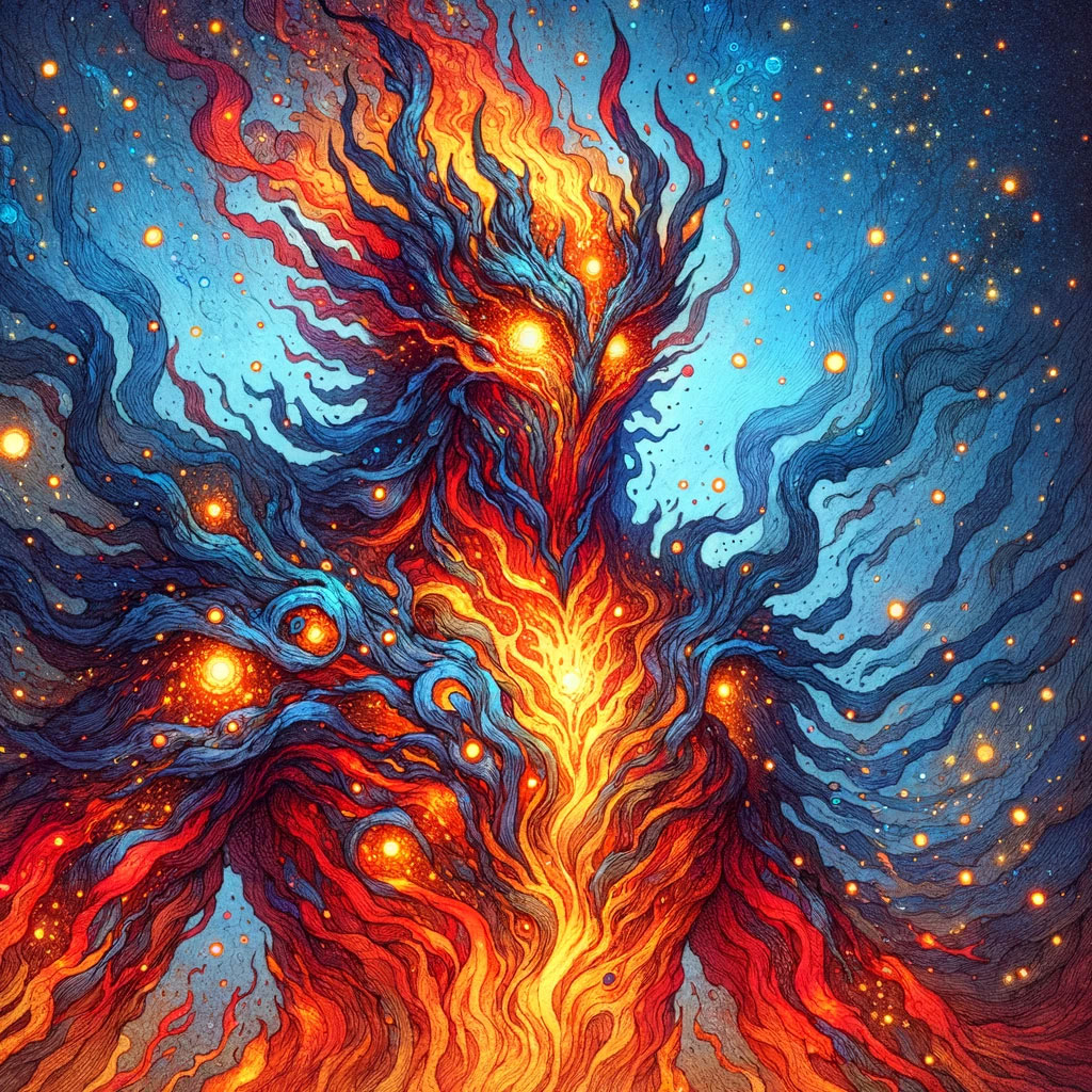 Palish, die zweigesichtige Flamme