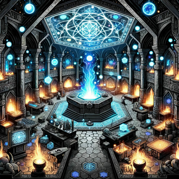 Die Runenschmiede Innenansicht