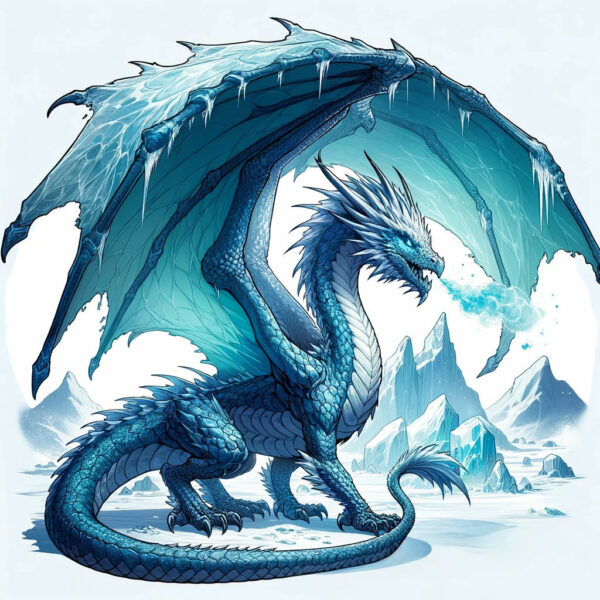 Blauer Drache
