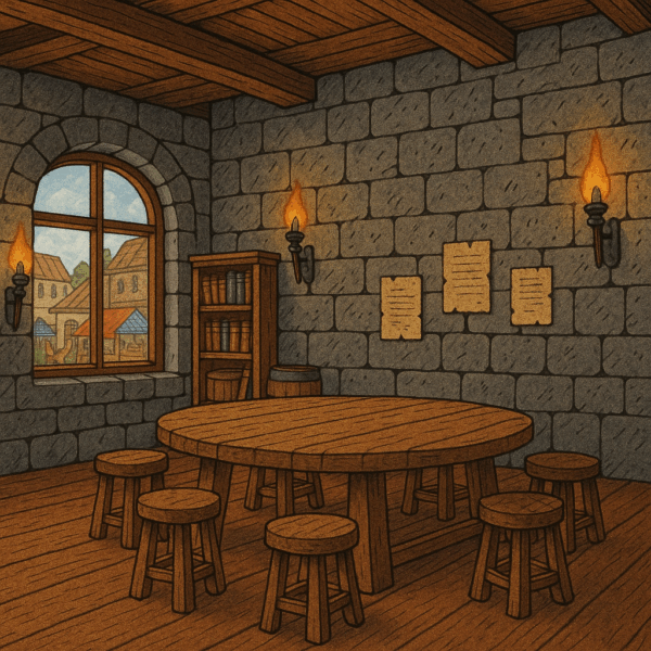 Räumlichkeiten der Helden von Siegelstein