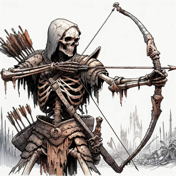 Skelett-Bogenschütze