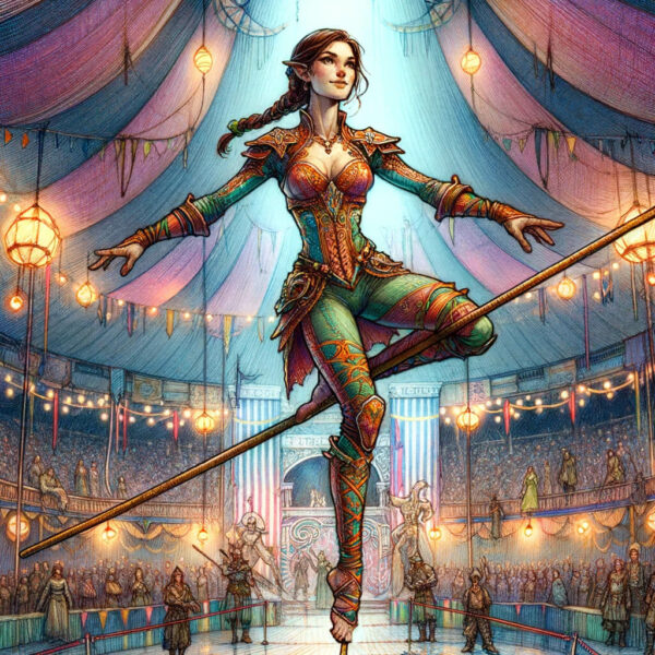 Ellena die Seiltänzerin