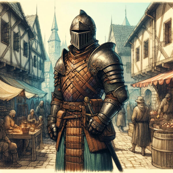 Menschliche Stadtwache