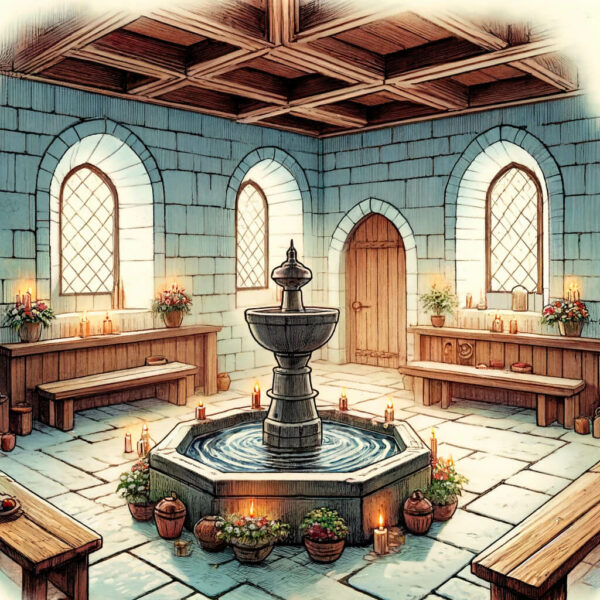 Im inneren des Tempels