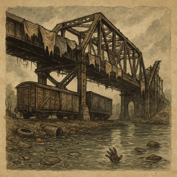 Rustgate, die alte Eisenbahnbrücke