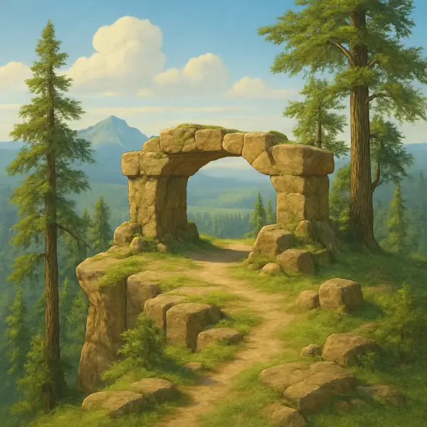 Steintor auf dem Siebenthaler Plateau